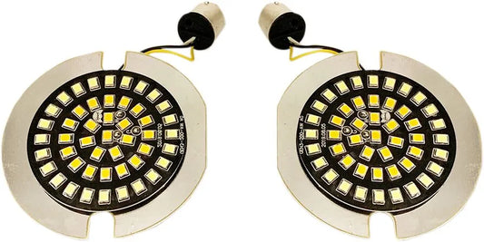Drag Specialties Front Dual Ring Turn Signal Inserts Blinkers bild 1 PMMEDIA:c54d46d2a113b58a