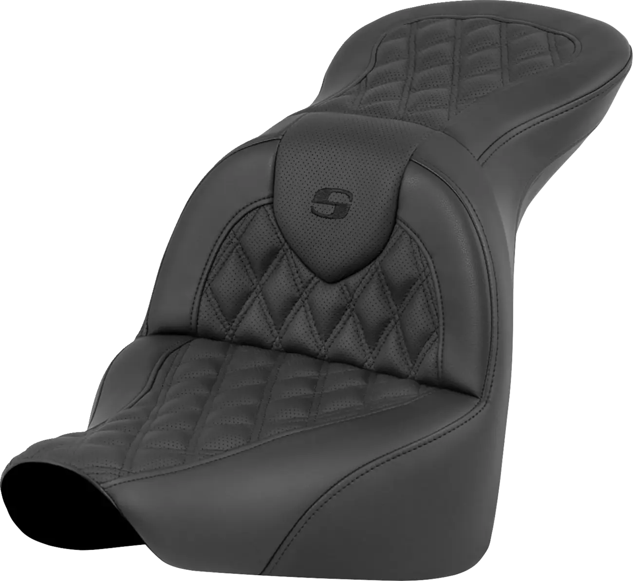 Saddlemen Roadsofa™ Carbon Fiber Seat Sadlar Harley Softail bild 2 PMMEDIA:b7dfc98e88256b1b