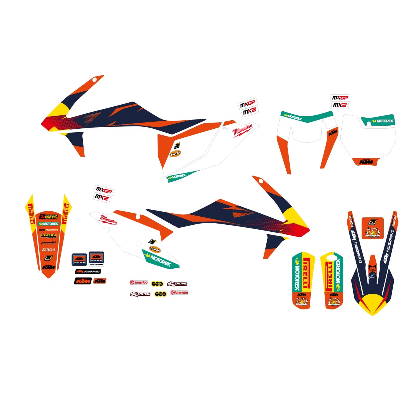 BLACKBIRD RACING Grafik Kit KTM Factory '25 SX' 16-18 bild 2 PMMEDIA:2375dc44486caeda