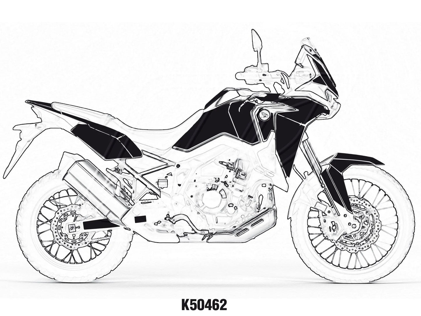 UNIRACING Dekalkit Africa Twin Replica bild 3 PMMEDIA:96e3ec6a3b4e8730