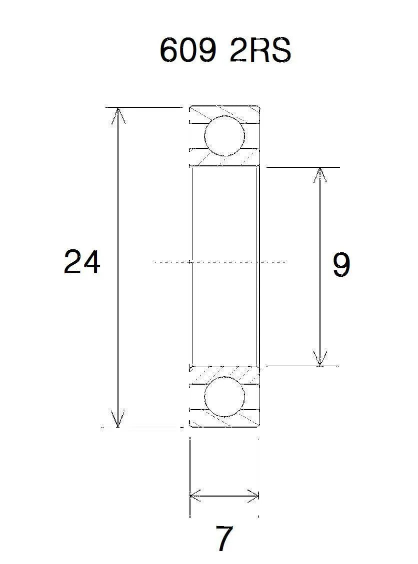 BLACK BEARING B5 Rullager 9x24x7mm bild 1 PMMEDIA:f1775d1202a8b6b1