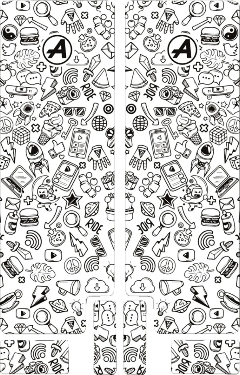 ALGIS Fork Decal Svart Mat bild 1 PMMEDIA:4eee9f21f51dc6b4
