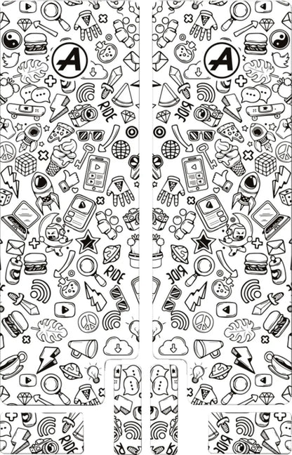 ALGIS Fork Decal Svart Mat bild 1 PMMEDIA:4eee9f21f51dc6b4