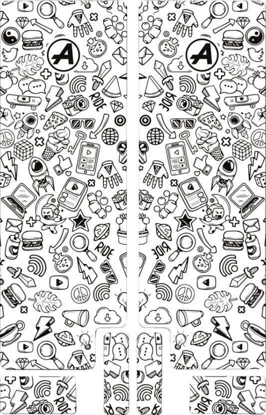ALGIS Fork Decal Svart Mat bild 1 PMMEDIA:4eee9f21f51dc6b4