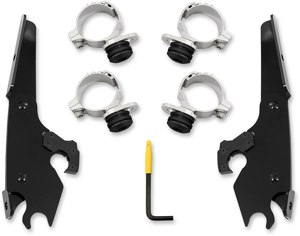 Memphis Shades Metric No-Tool Trigger-Lock Mount Kit for Sportshield Fästdelar & kit för vindrutor bild 1 PMMEDIA:50a0407e2504f474