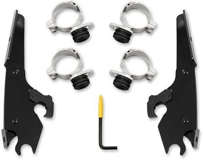 Memphis Shades Metric No-Tool Trigger-Lock Mount Kit for Sportshield Fästdelar & kit för vindrutor bild 1 PMMEDIA:50a0407e2504f474