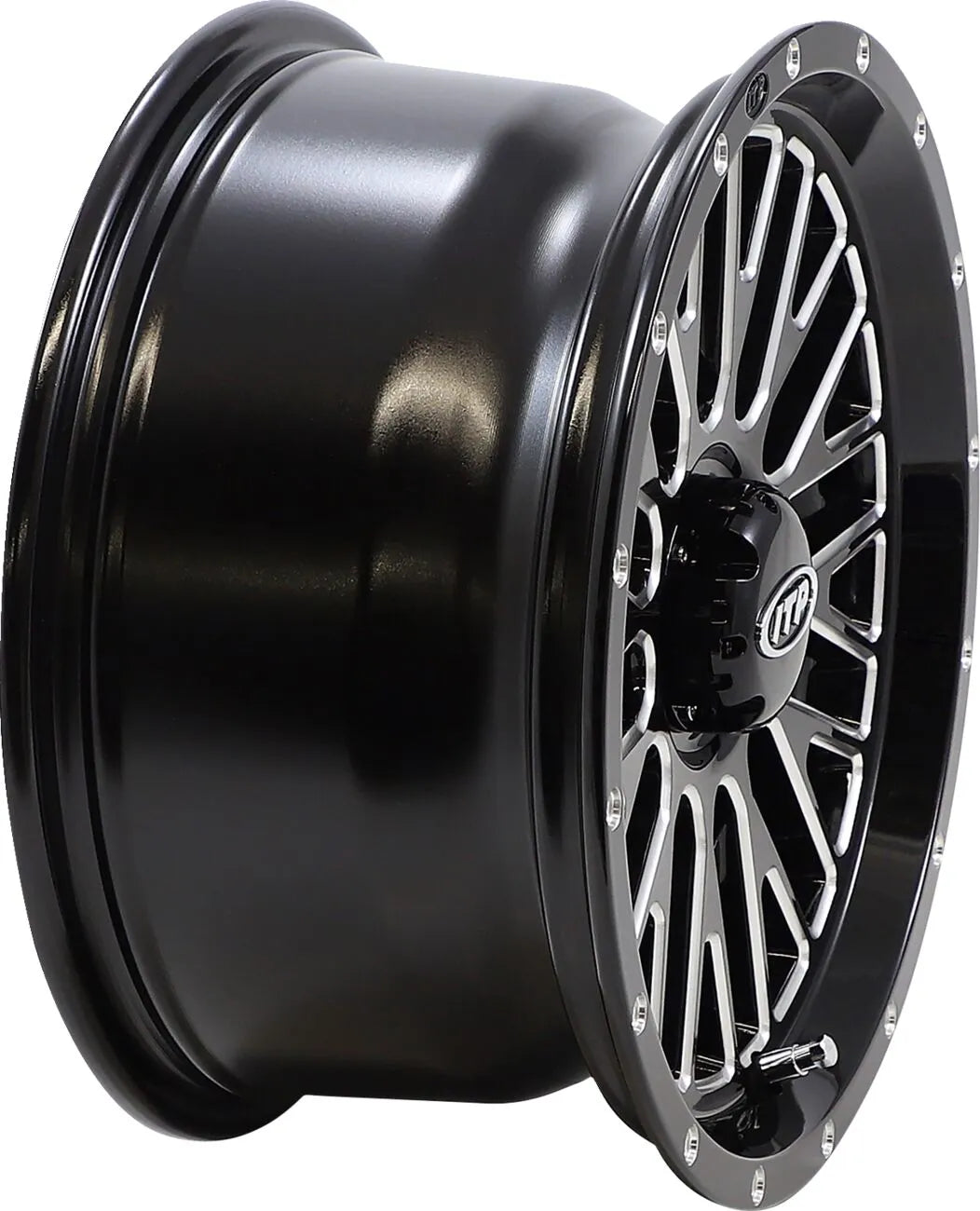 ITP Momentum 14x7 ATV-fälg 4/156 +30mm offset svart/maskinerad bild 2 PMMEDIA:3b86c9a0395b1171