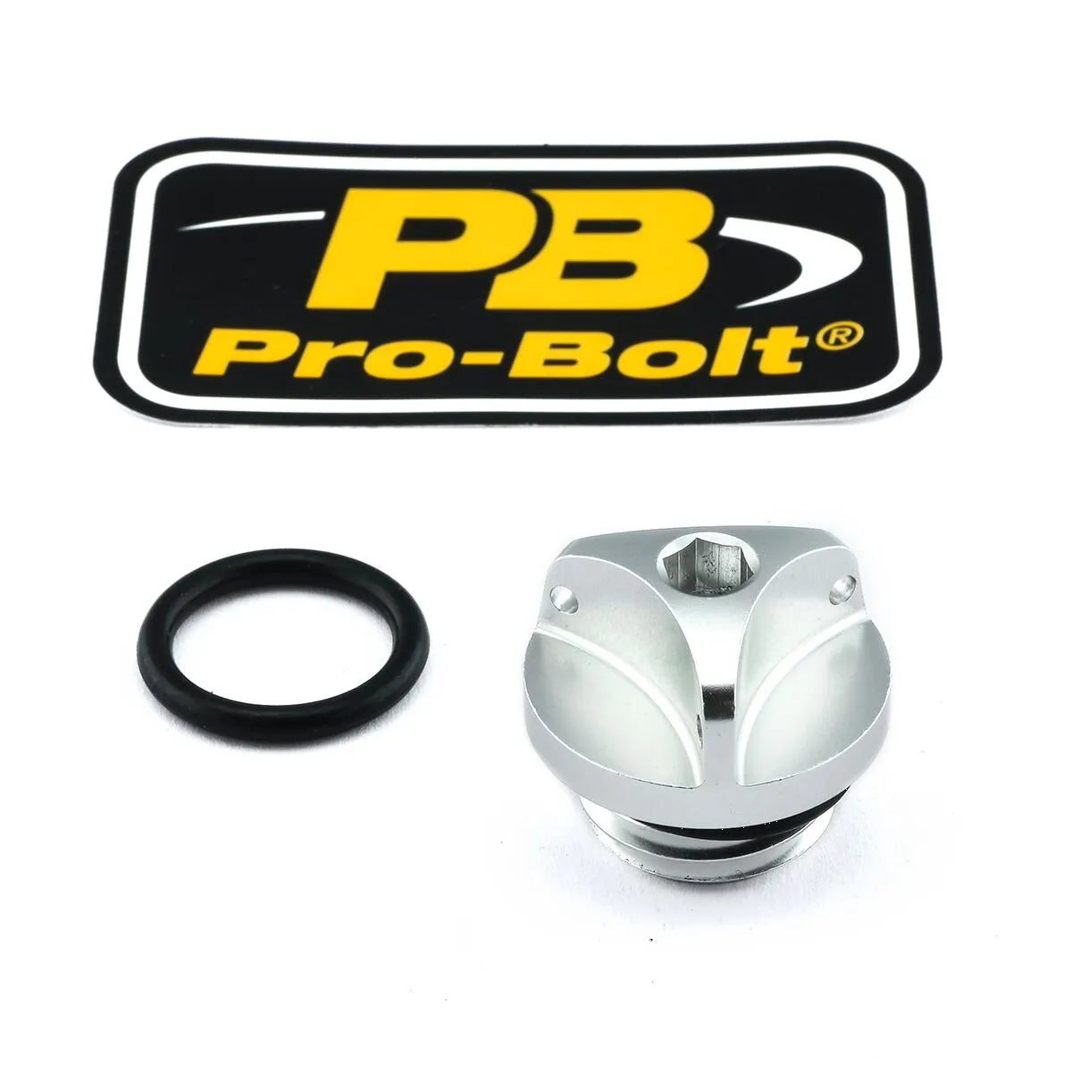 PRO BOLT Aluminium Oljepåfyllningslock BMW Silver bild 1 PMMEDIA:e04796ca79e76bcb