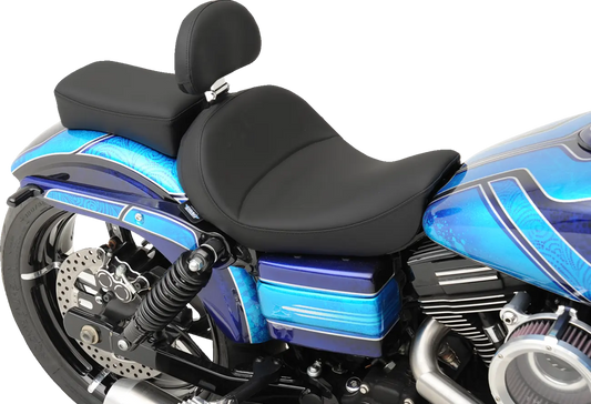 DRAG SPECIALTIES SEATS Solo-sadel med EZ Glide II™ ryggstöd bild 3 PMMEDIA:604bf5b2f1a61e15