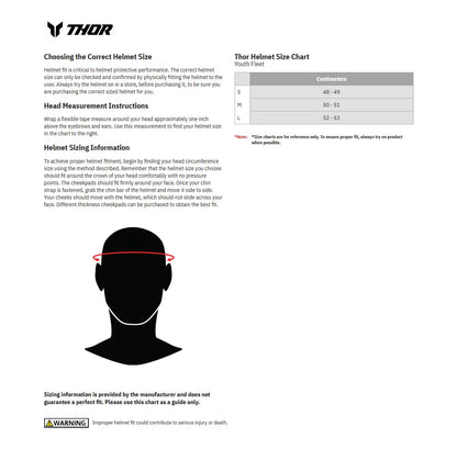 Thor Youth Fleet Splat Offroadhjälm integral barn bild 6 PMMEDIA:fff51c30acf01217