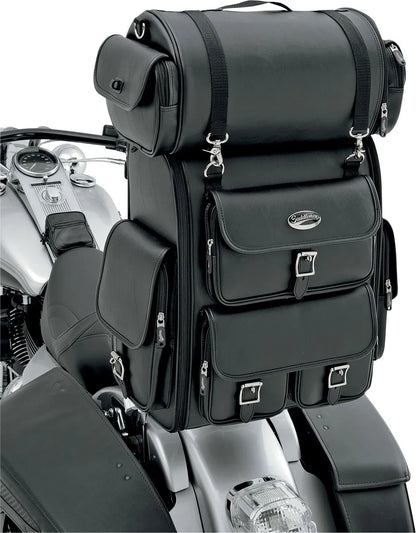 SADDLEMEN EX2200 Sissy Bar Bag med Roll Bag bild 2 PMMEDIA:1be92172f9a23600