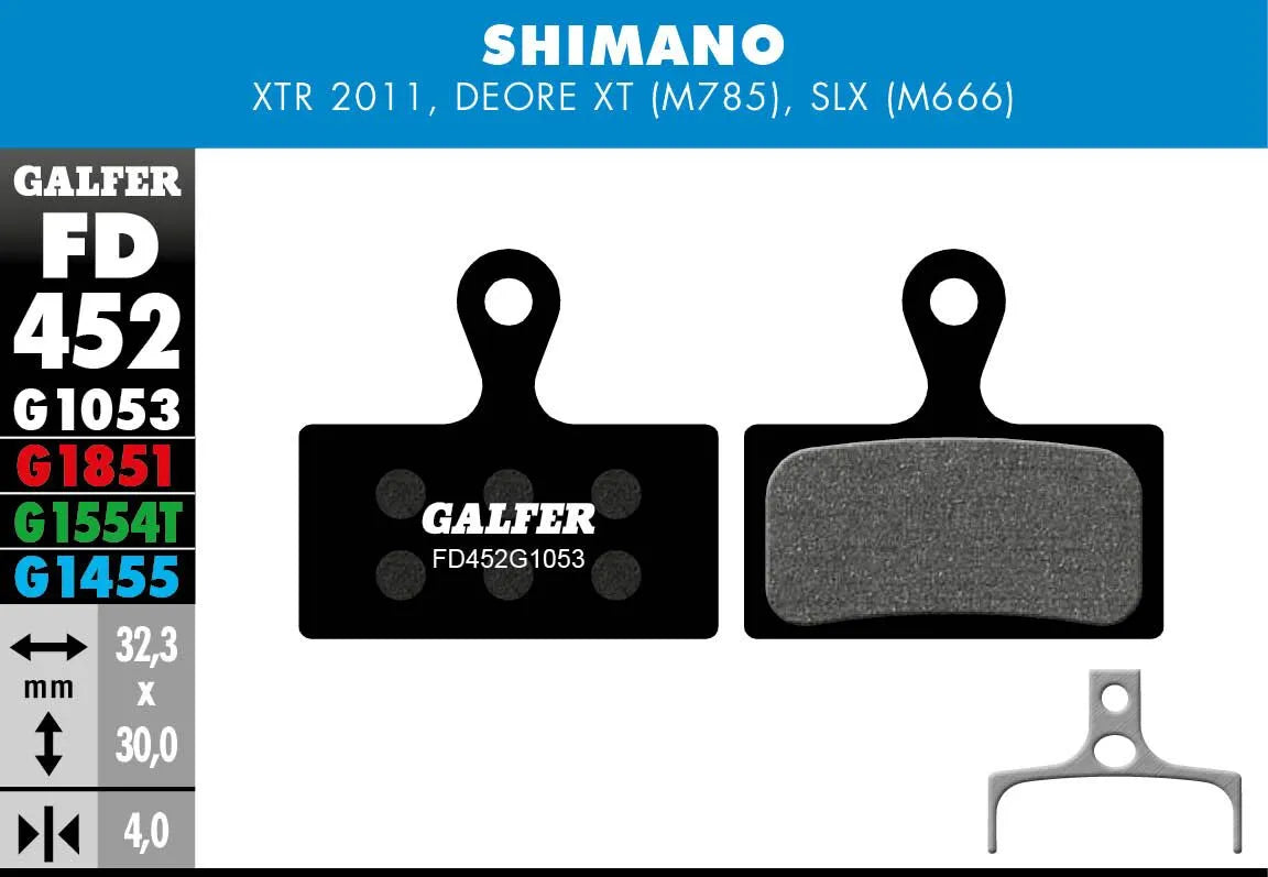 GALFER G1053 Standard Bromsbelägg bild 1 PMMEDIA:1fcb7968b7c5becf
