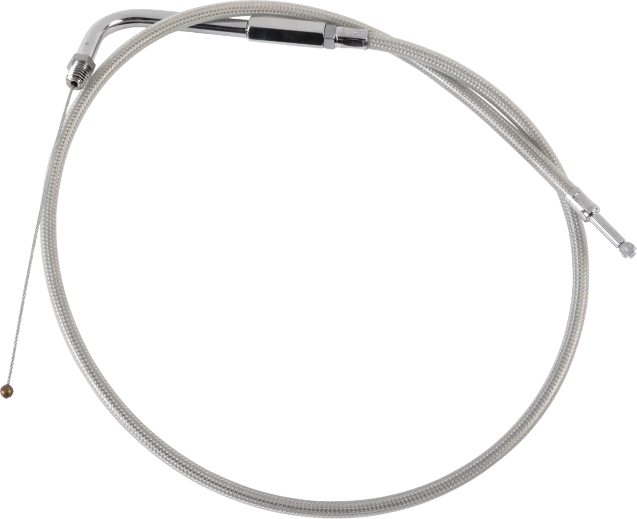 Drag Specialties Stainless Braided Throttle Cable Gasvajrar bild 2 PMMEDIA:6156624ad4507c23