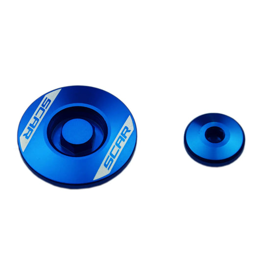 SCAR RACING Motorpluggsats Blå CNC-fräst bild 1 PMMEDIA:f3f33bb151870440