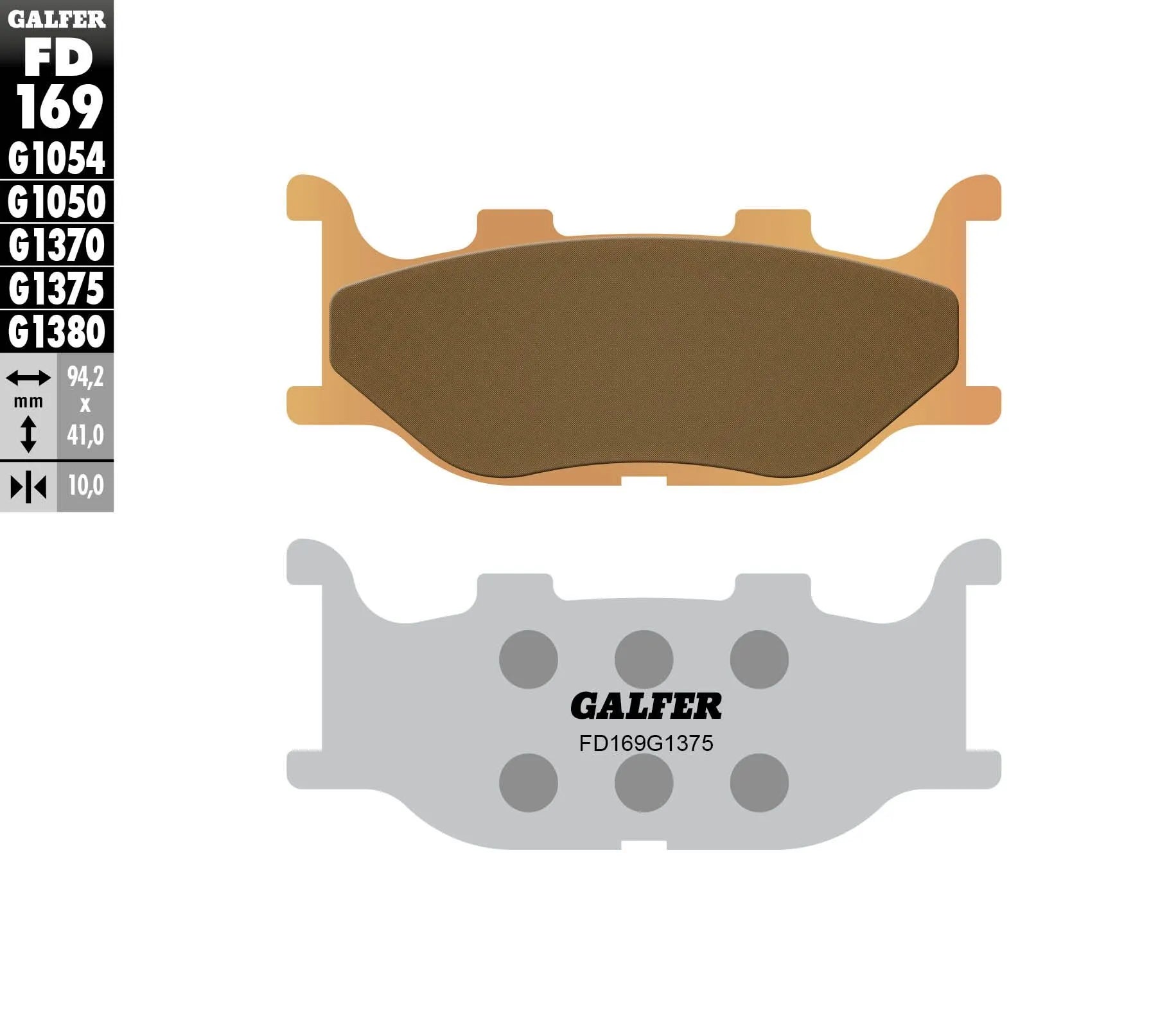 GALFER HH Sinterade Bromsbelägg Sport bild 1 PMMEDIA:591a05259791bd22