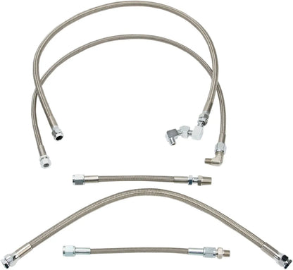 Drag Specialties Stainless Steel Braided Oil Line Kit Oljelinor bild 1 PMMEDIA:f4a11a0e6eb3b16a