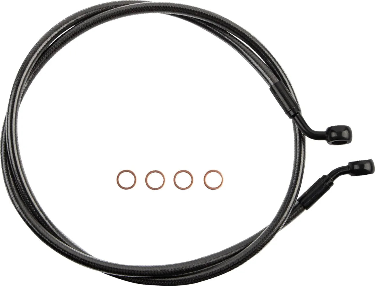 Magnum Shielding E-Z Align Braided Single Disc Front Brake Line Bromsslangar rostfritt stål bild 1 PMMEDIA:76c71ce52414a15b