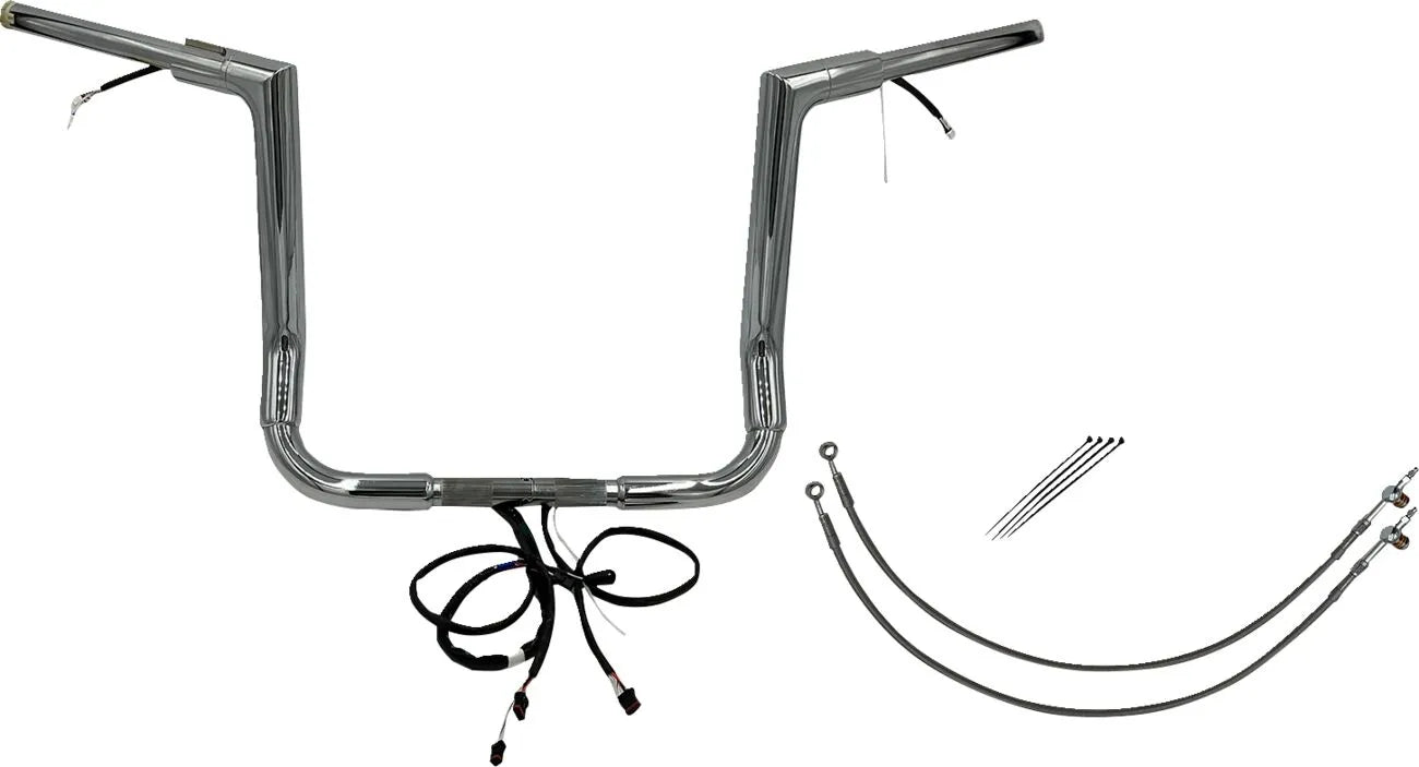 Fat Baggers Inc EZ Install Wired 1-1/2" Round Top Handlebar Kit Styren bild 2 PMMEDIA:2e3c678e577be518