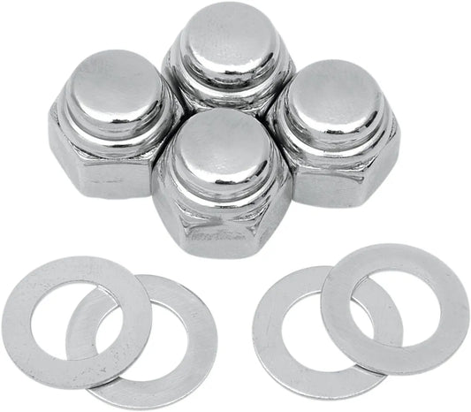 COLONY Chrome Cap Nut Kit för Rocker Shaft End bild 1 PMMEDIA:f92f62de26e238bd