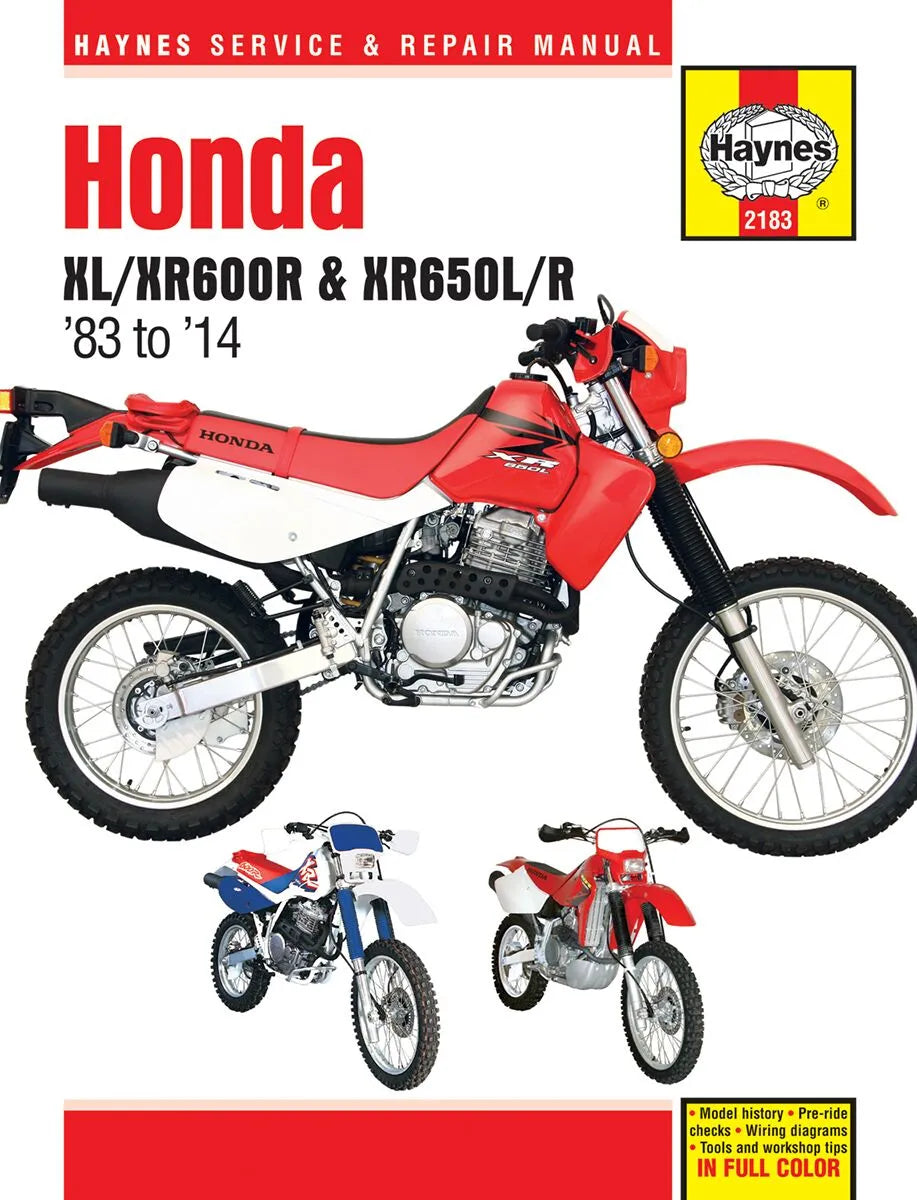 HAYNES Reparationsmanual för Honda XL600R/XR600R bild 1 PMMEDIA:74f55638ec02cf2a