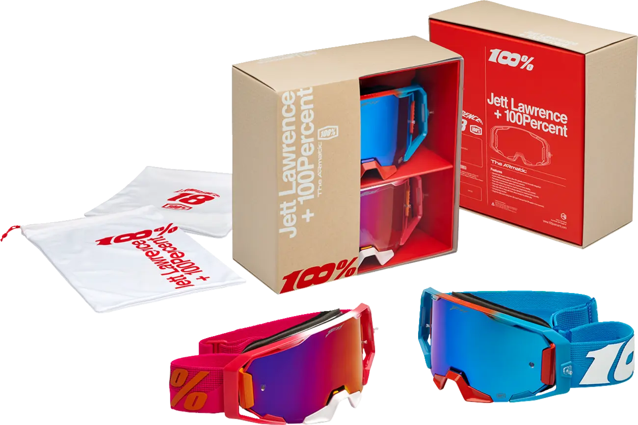 100% ARmatic Jett Lawrence Goggle Pack 2-pack bild 1 PMMEDIA:0239b5ce0aebf3de
