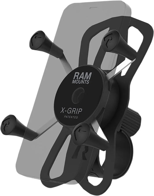 RAM MOUNTS X-Grip® mobilhållare med Tough-Strap™ styrebas bild 1 PMMEDIA:fb9131eb134ffbba