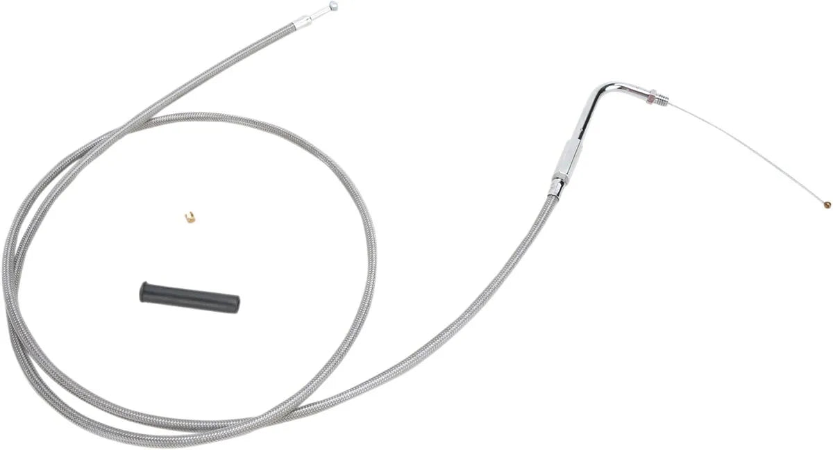 Drag Specialties Stainless Braided Throttle Cable Gasvajrar bild 3 PMMEDIA:8047598cdcf7db82