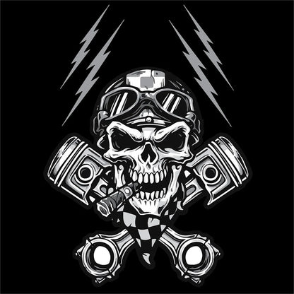ZAN HEADGEAR Flydanna® Cotton Headwrap Biker Skull bild 3 PMMEDIA:436fe9a6d2302aaf