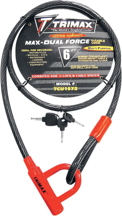 TRIMAX Trimaflex™ Kabel- och U-lås 183 cm bild 2 PMMEDIA:29c82963a3a9bb41