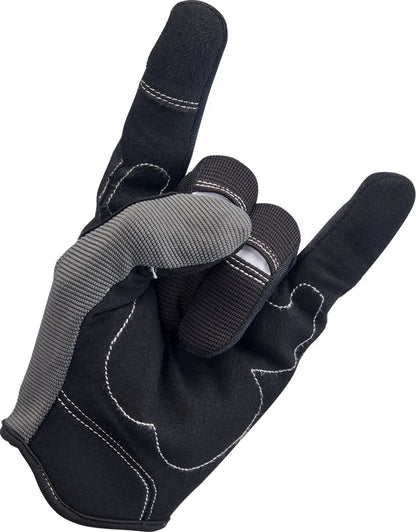 Biltwell Moto Handskar Grå/Svart Large bild 2 PMMEDIA:1c744de621c261af