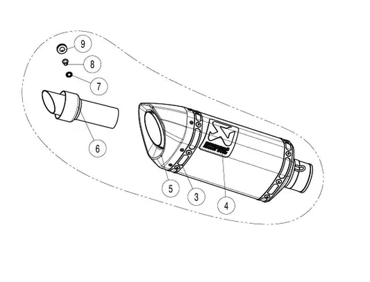AKRAPOVIC Racing Line Ersättningsljuddämpare i kolfiber bild 2 PMMEDIA:569d6604de4654a8