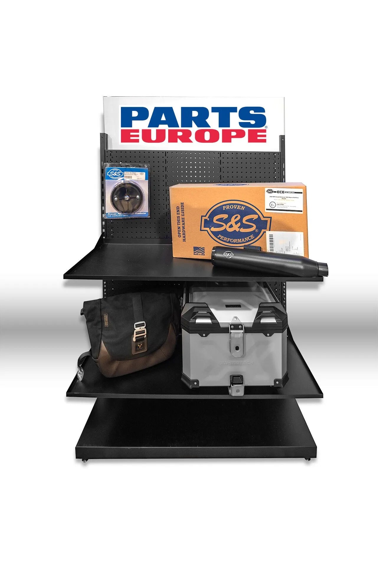 PARTS EUROPE PROMOTION PROMOTION Metallhylla för Väggdisplay bild 1 PMMEDIA:989768789fa73d9b