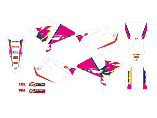 BLACKBIRD RACING Graphic Kit Retro med Sadelöverdrag bild 2 PMMEDIA:6de39cffd6f3d5b0