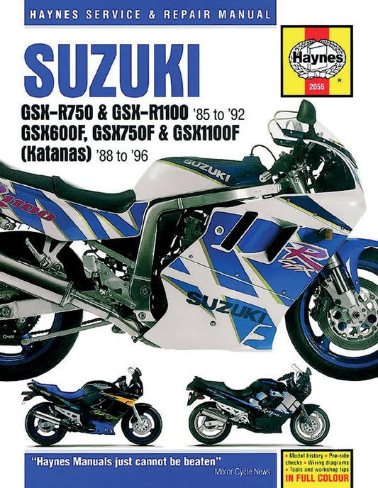HAYNES Reparationsmanual för Suzuki GSX-R/Katana bild 1 PMMEDIA:f419a6cc18d01bee