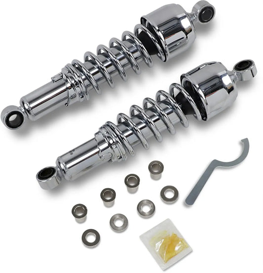 Drag Specialties Shocks Premium 10.5" Shocks Stötdämpare med fjädrar bild 2 PMMEDIA:b26c76b844b68e98