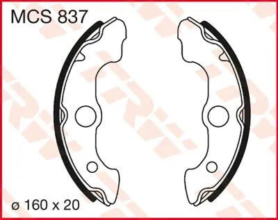 Trw Brake Bromsbackar bild 2 PMMEDIA:75ee6062eedf99a1