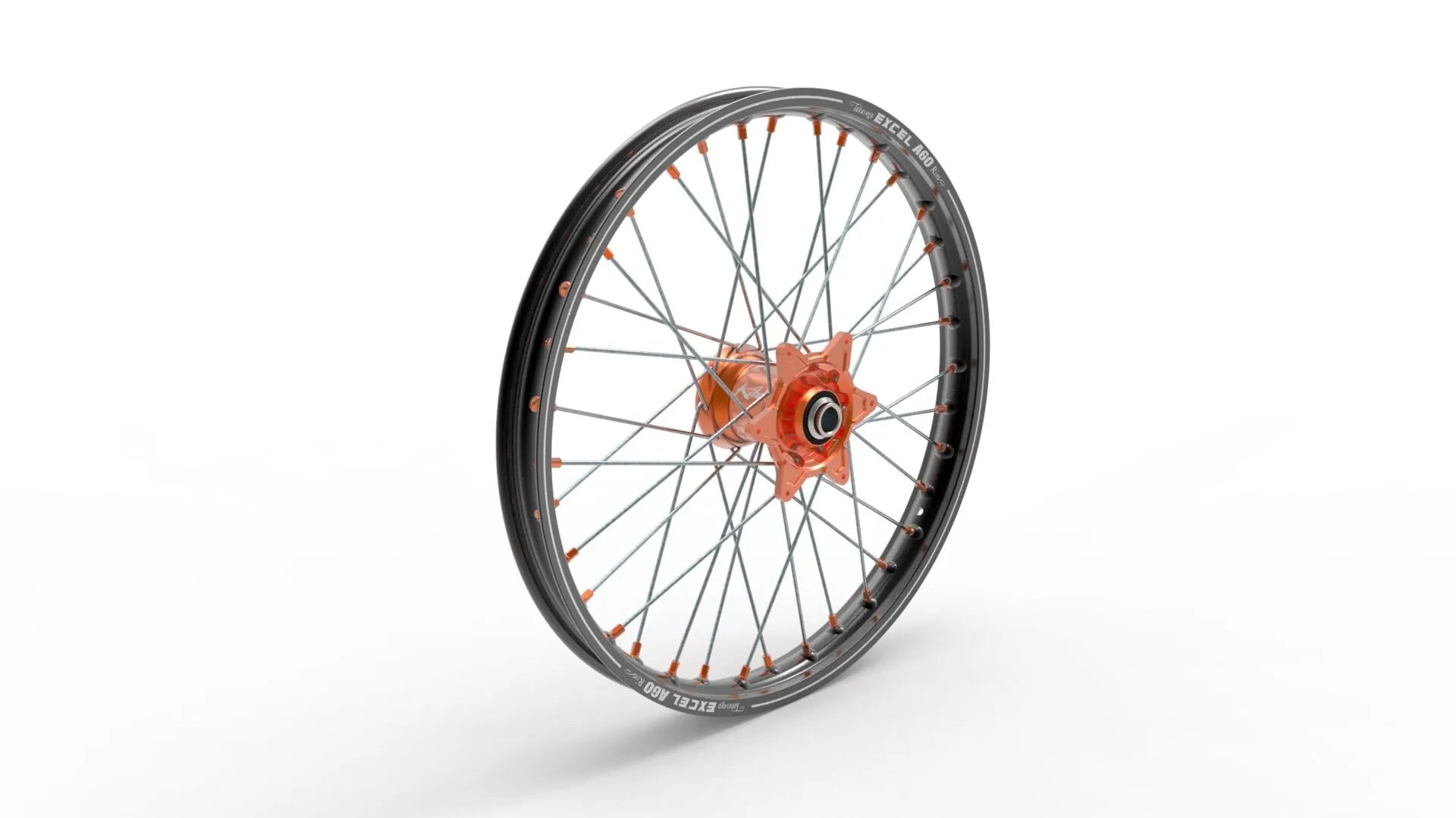 KITE Elite MX-EN framhjul med A60-fälg och silverekrar bild 1 PMMEDIA:ba2b39991eeeb4b8