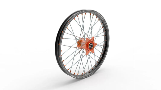 KITE Elite MX-EN framhjul med A60-fälg och silverekrar bild 1 PMMEDIA:ba2b39991eeeb4b8