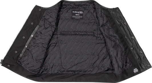 Thrashin Supply Co Encinal Leather Shorty Riding Vest Jacka textil herr bild 2 PMMEDIA:9f760cab537fb0b2