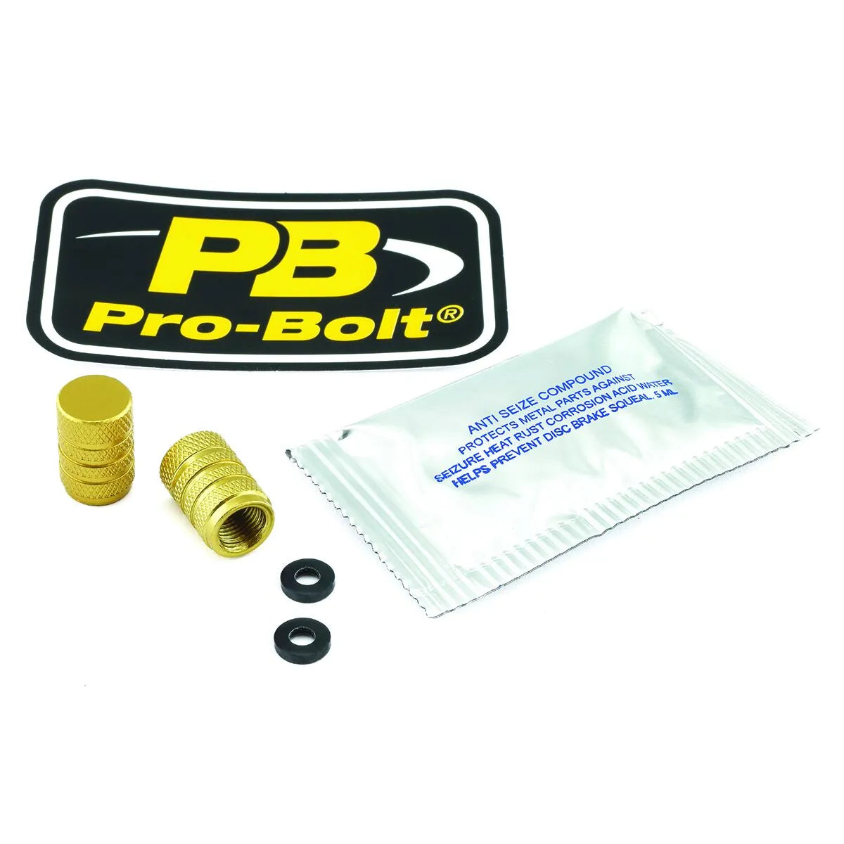 Pro Bolt Aluminium Valve Stem Cap Ventilkåpor bild 2 PMMEDIA:f84acf84c670357a