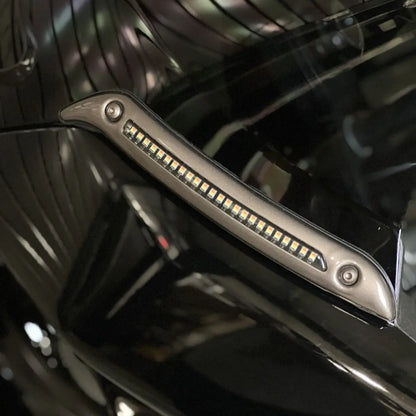 CUSTOM DYNAMICS Low Rider ST LED vindrutekant i blank svart bild 4 PMMEDIA:30e31857dbe0a751