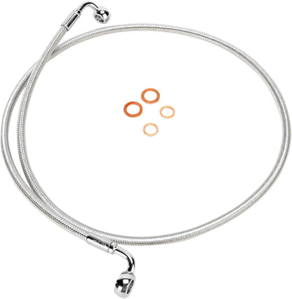 Magnum Shielding E-Z Align Braided Single Disc Front Brake Line Bromsslangar rostfritt stål bild 4 PMMEDIA:c65cbca90ea50bab