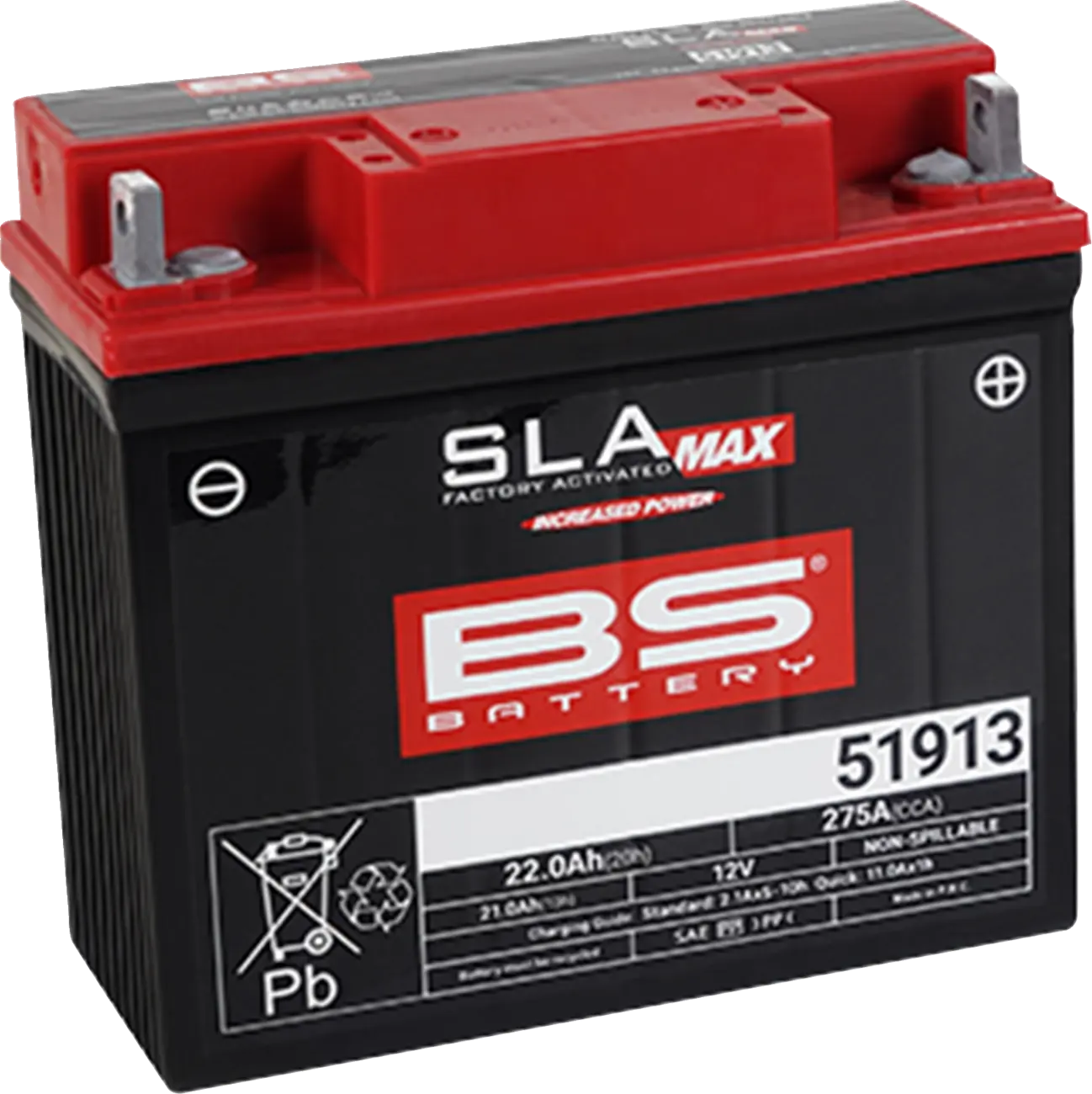 BS BATTERY SLA MAX AGM Underhållsfritt Batteri bild 1 PMMEDIA:5af2a7ca487af6ab