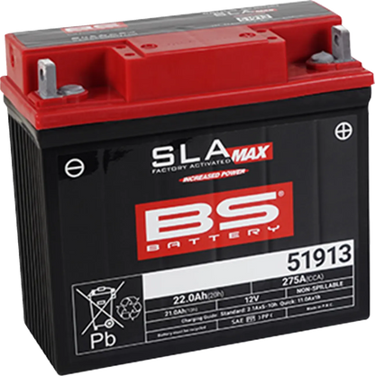 BS BATTERY SLA MAX AGM Underhållsfritt Batteri bild 1 PMMEDIA:5af2a7ca487af6ab