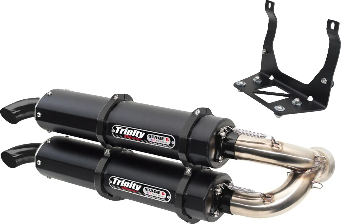 TRINITY RACING Stage 5 Dual Slip-On Ljuddämpare Can-Am X3 bild 1 PMMEDIA:eed402450b1c7a7c