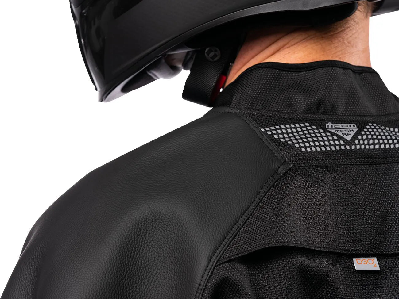 Icon Mesh AF™ Leather Jacka läder herr bild 2 PMMEDIA:f78a11830c06fc7c