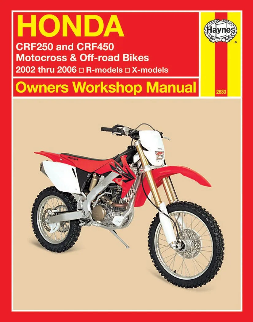 HAYNES Verkstadshandbok CRF250/450 bild 1 PMMEDIA:98f8d26d9e71b65a