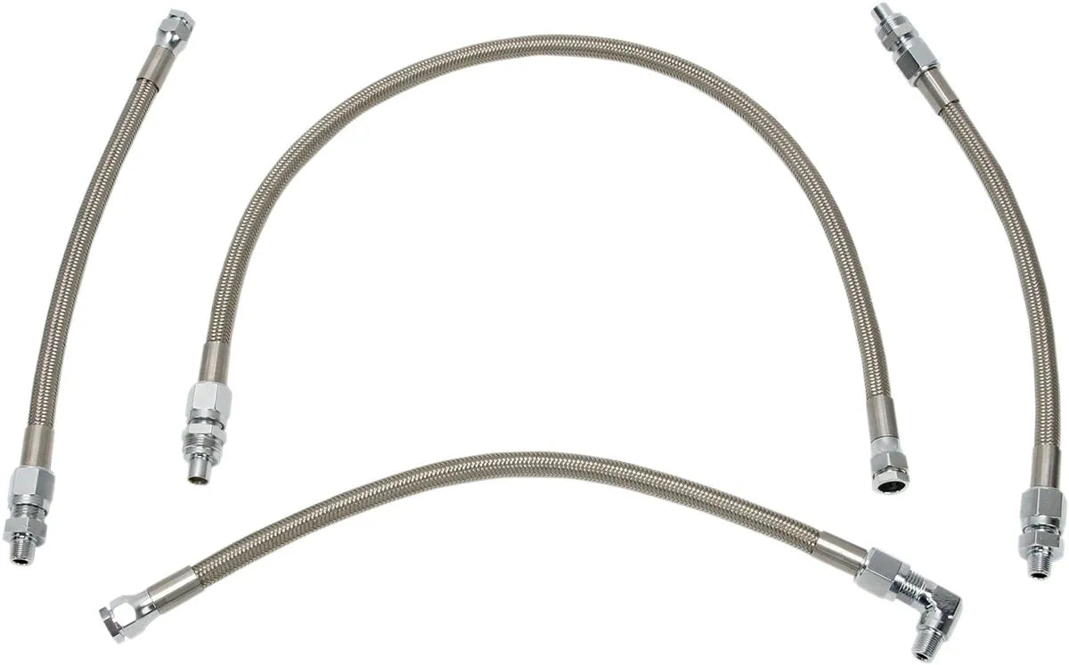 Drag Specialties Stainless Steel Braided Oil Line Kit Oljelinor bild 2 PMMEDIA:590468a22ef61f3e