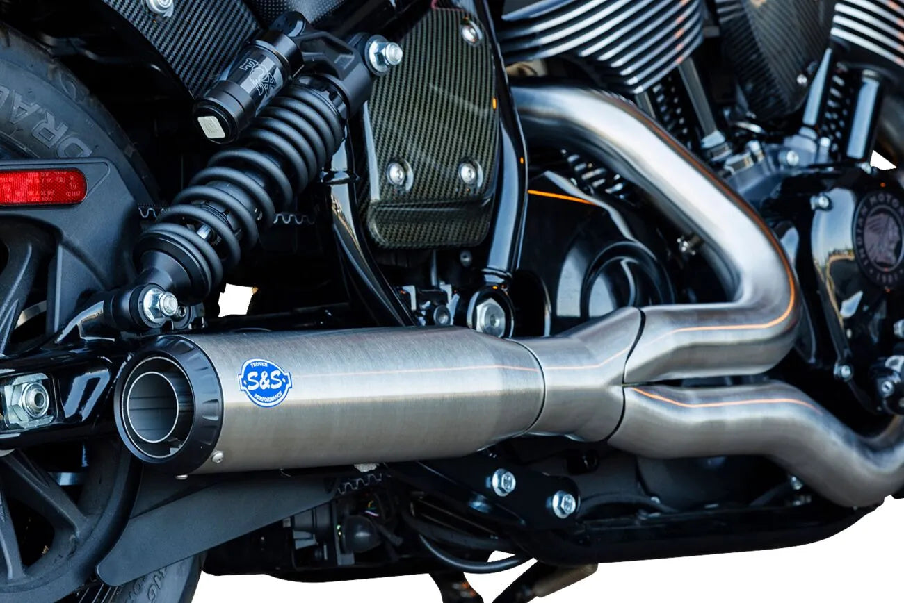 S S Cycle 2-into-1 Qualifier Exhaust System Kompletta avgassystem Street bild 6 PMMEDIA:3b1ed0e0ae047752