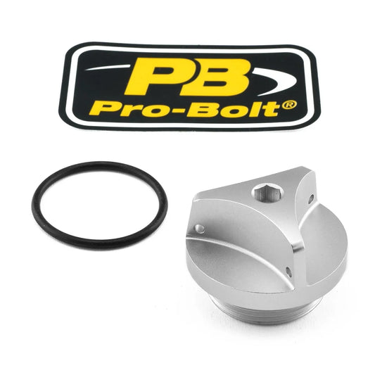 PRO BOLT Aluminium Oljeinsatslock BMW Silver bild 1 PMMEDIA:ec135bbcb3b1702b